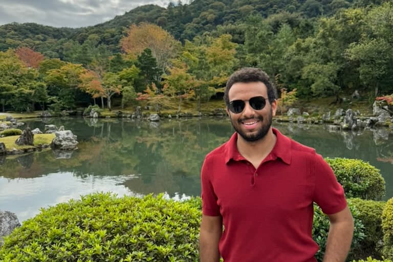Shehab Ismail outdoors.